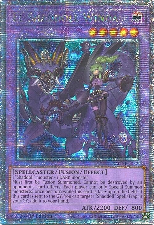El Shaddoll Winda (Alternate Art) (Quarter Century Secret Rare)