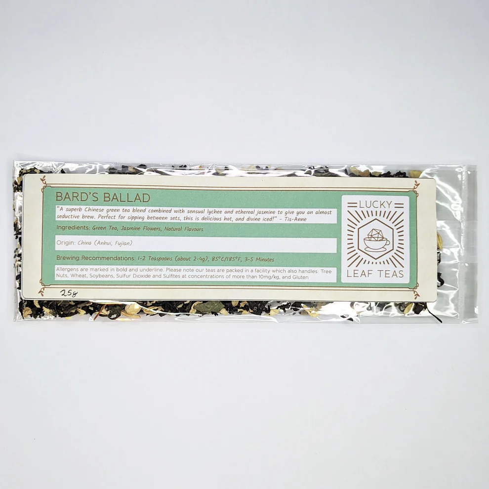 Lucky Leaf Teas Bard's Ballad 25g Green Tea