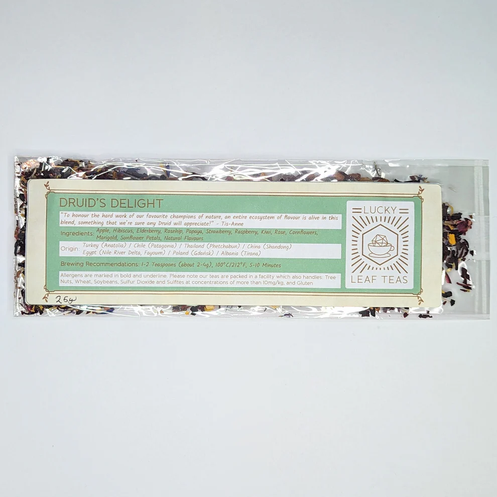 Lucky Leaf Teas Druid's Delight 25g Herbal Tea Infusion