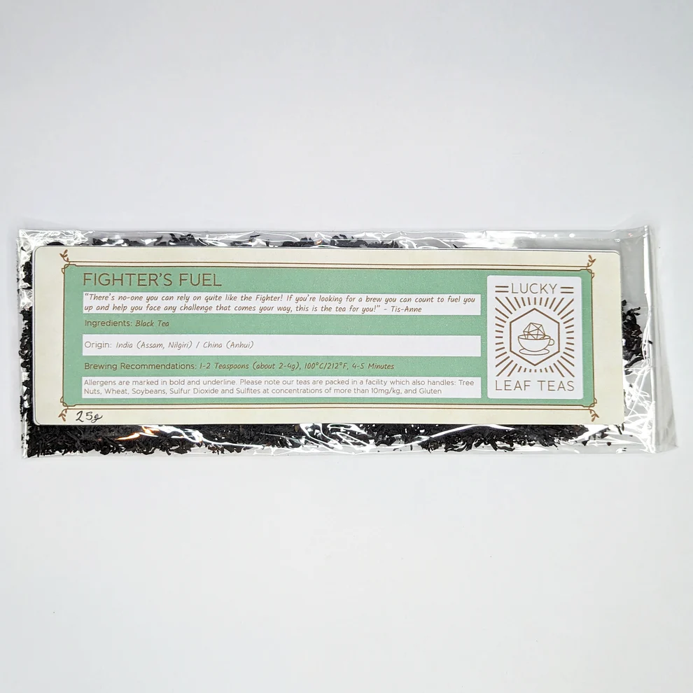 Lucky Leaf Teas Fighter's Fuel 25g Black Tea Blend
