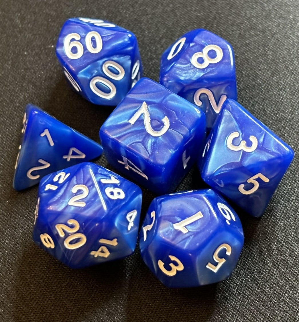 Blue Lagoon Dice Set