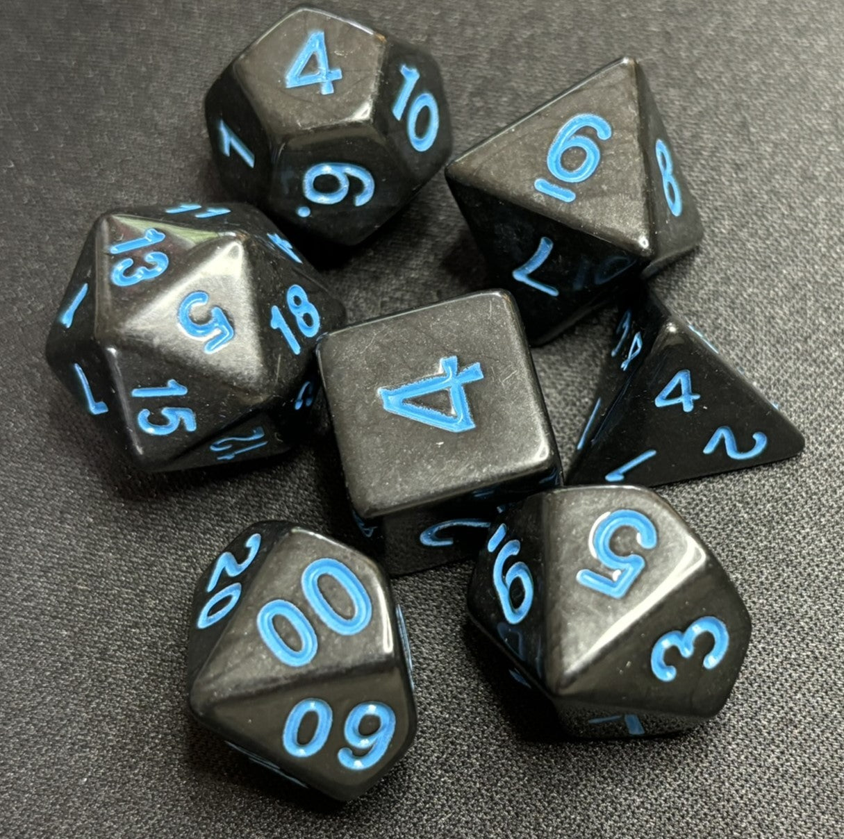 Carbon Fibre Dice Set