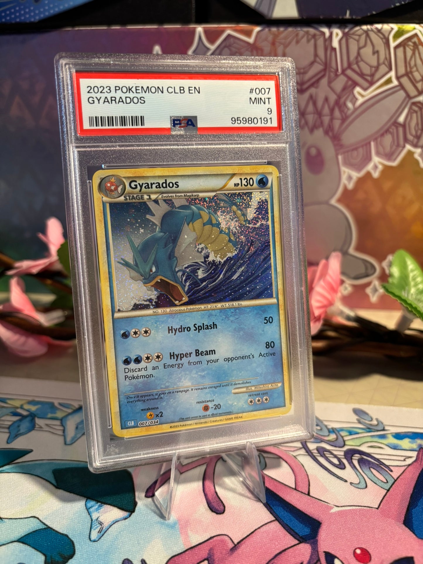 Pokemon Gyarados Celebrations 007 PSA 9