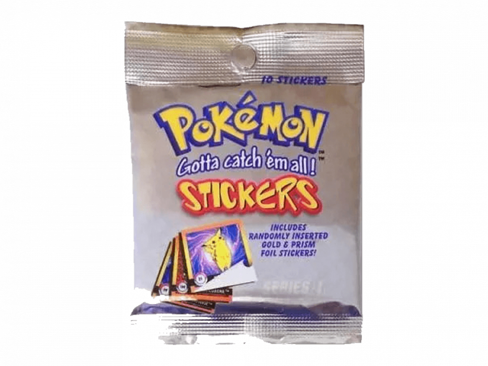 Pokemon Artbox Stickers 1999 Series 1 Pack