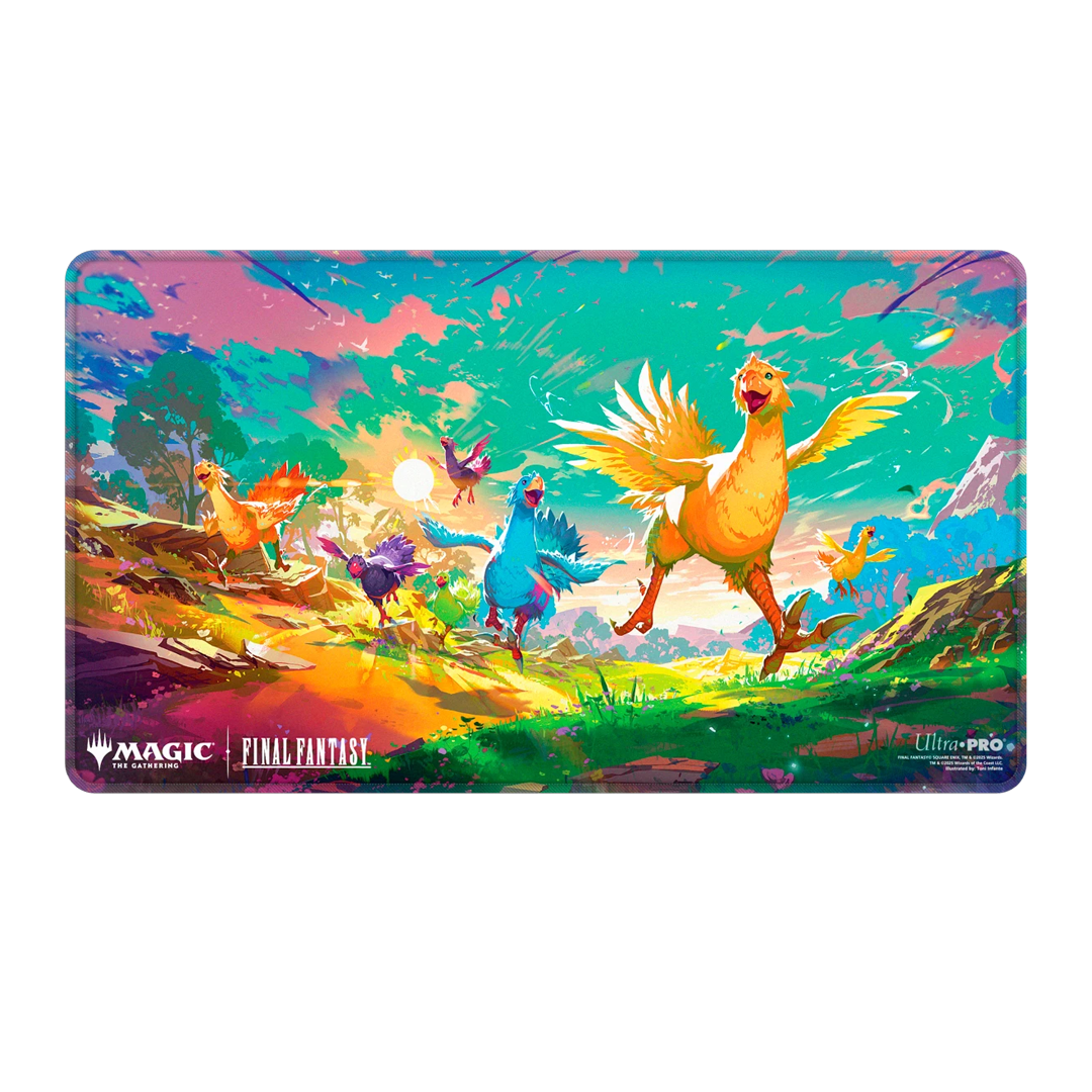 Magic the Gathering FINAL FANTASY Holofoil Playmat: Traveling Chocobo