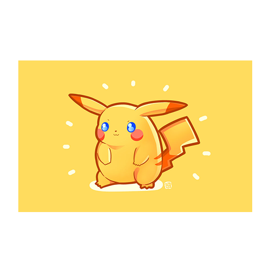 Prince Lowell Pokemon Pikachu Print (A5)