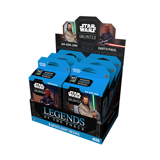 Star Wars: Unlimited - Legends of the Force Spotlight Deck: Qui-Gon Jinn/Darth Maul
