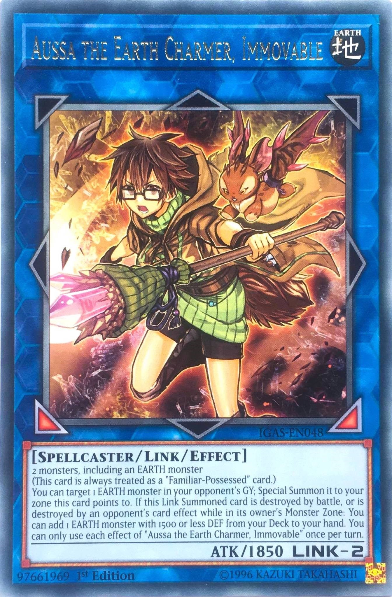Aussa the Earth Charmer, Immovable