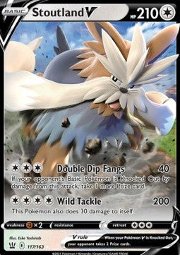 Stoutland V - Battle Styles (Ultra Rare) [BST-117]