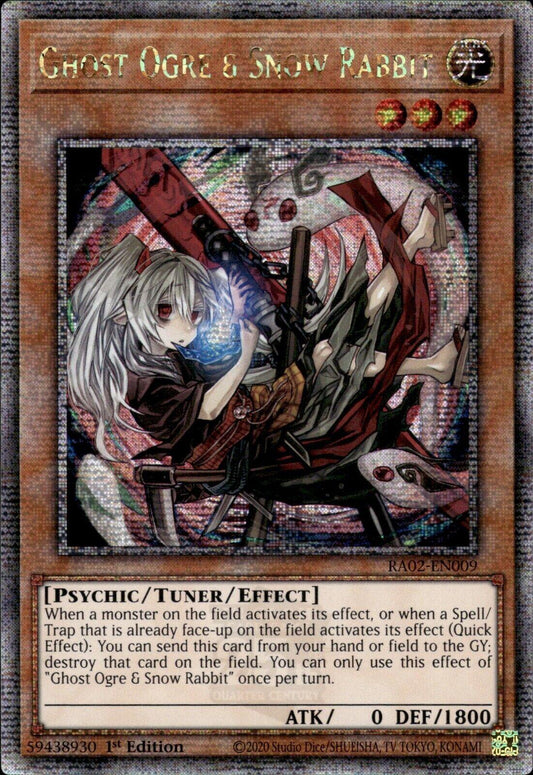 Ghost Ogre & Snow Rabbit (Alternate Art) (Quarter Century Secret Rare)