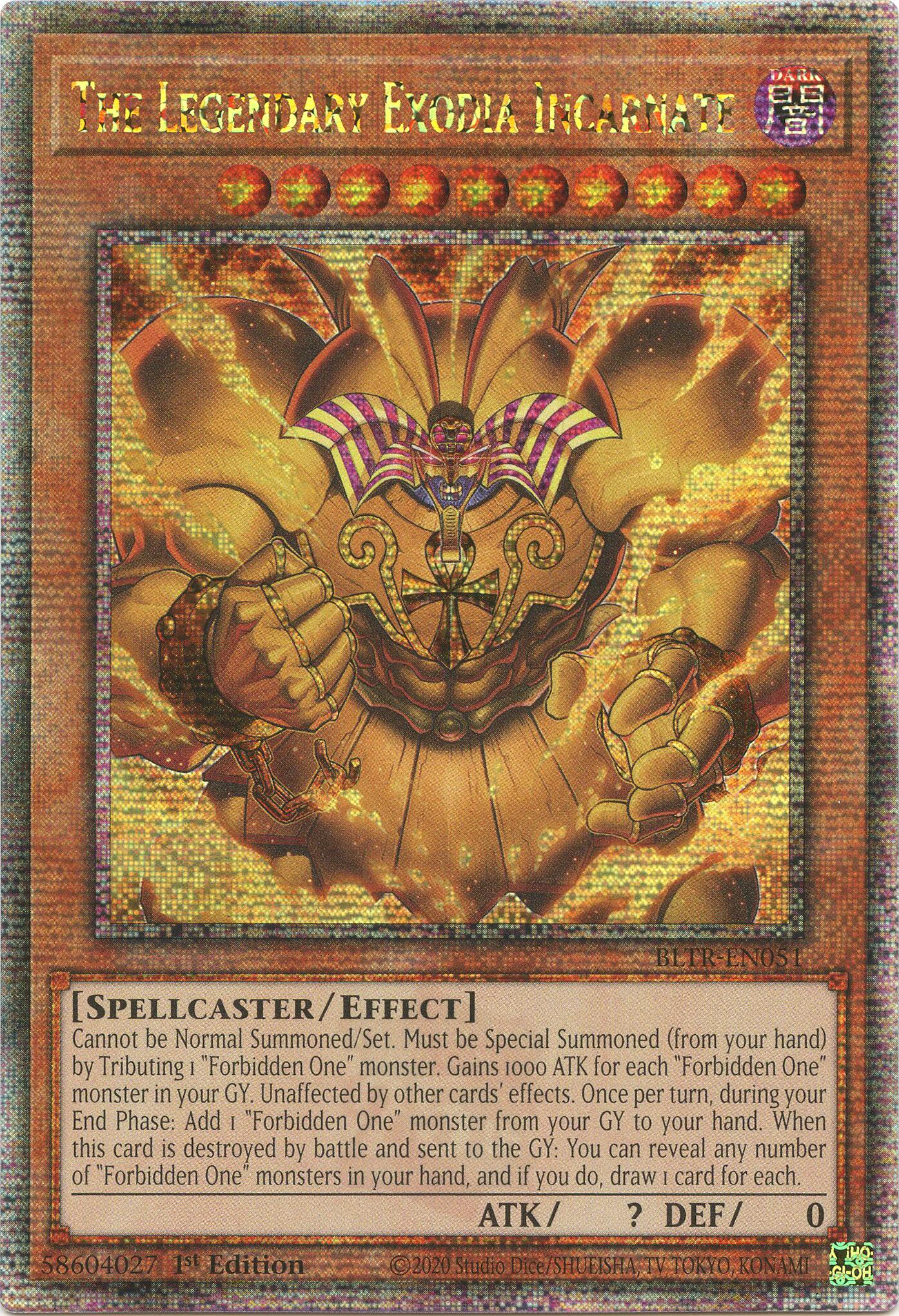 The Legendary Exodia Incarnate (Quarter Century Secret Rare)