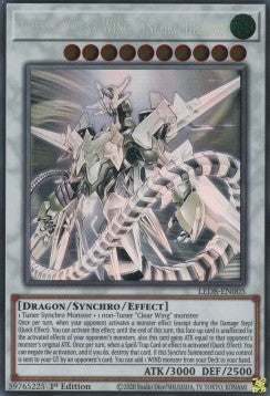 Crystal Clear Wing Synchro Dragon (V.2 - Ghost Rare) - Legendary Duelists: Synchro Storm (Ghost Rare) [LED8-005]