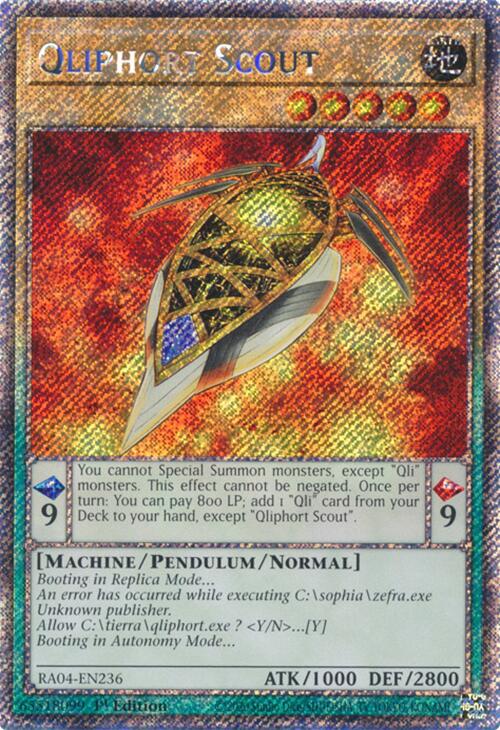 Qliphort Scout (Platinum Secret Rare)