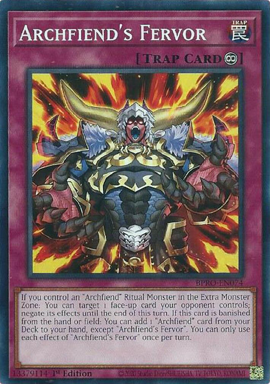 Archfiend's Fervor