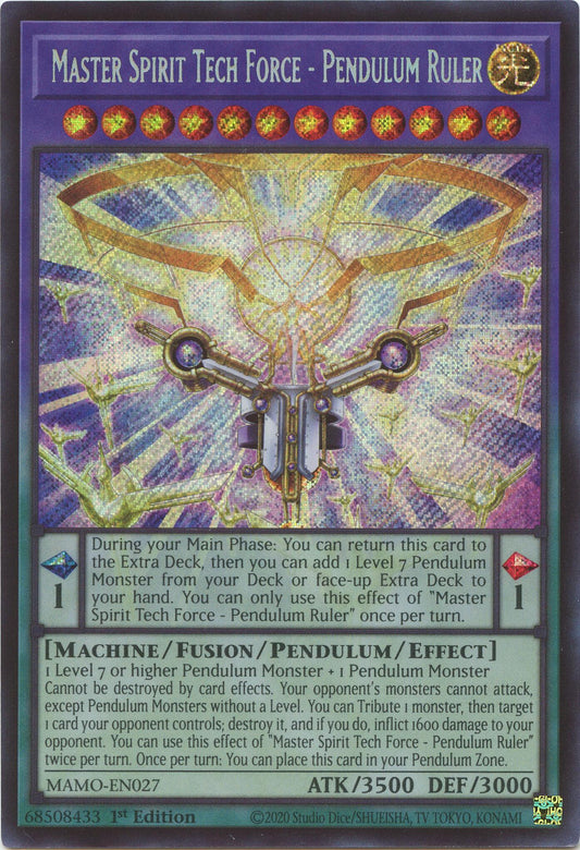 Master Spirit Tech Force - Pendulum Ruler  (Secret Rare)