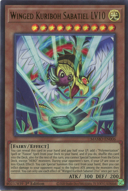 Winged Kuriboh Sabatiel LV10