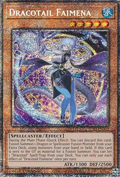 Dracotail Faimena (V.3 - Starlight Rare) - Justice Hunters (Starlight Rare) [JUSH-002]