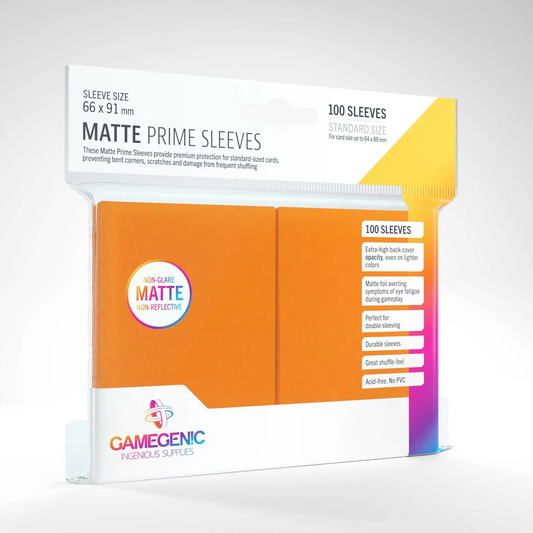 Gamegenic Matte Prime Sleeves 100ct Standard Size