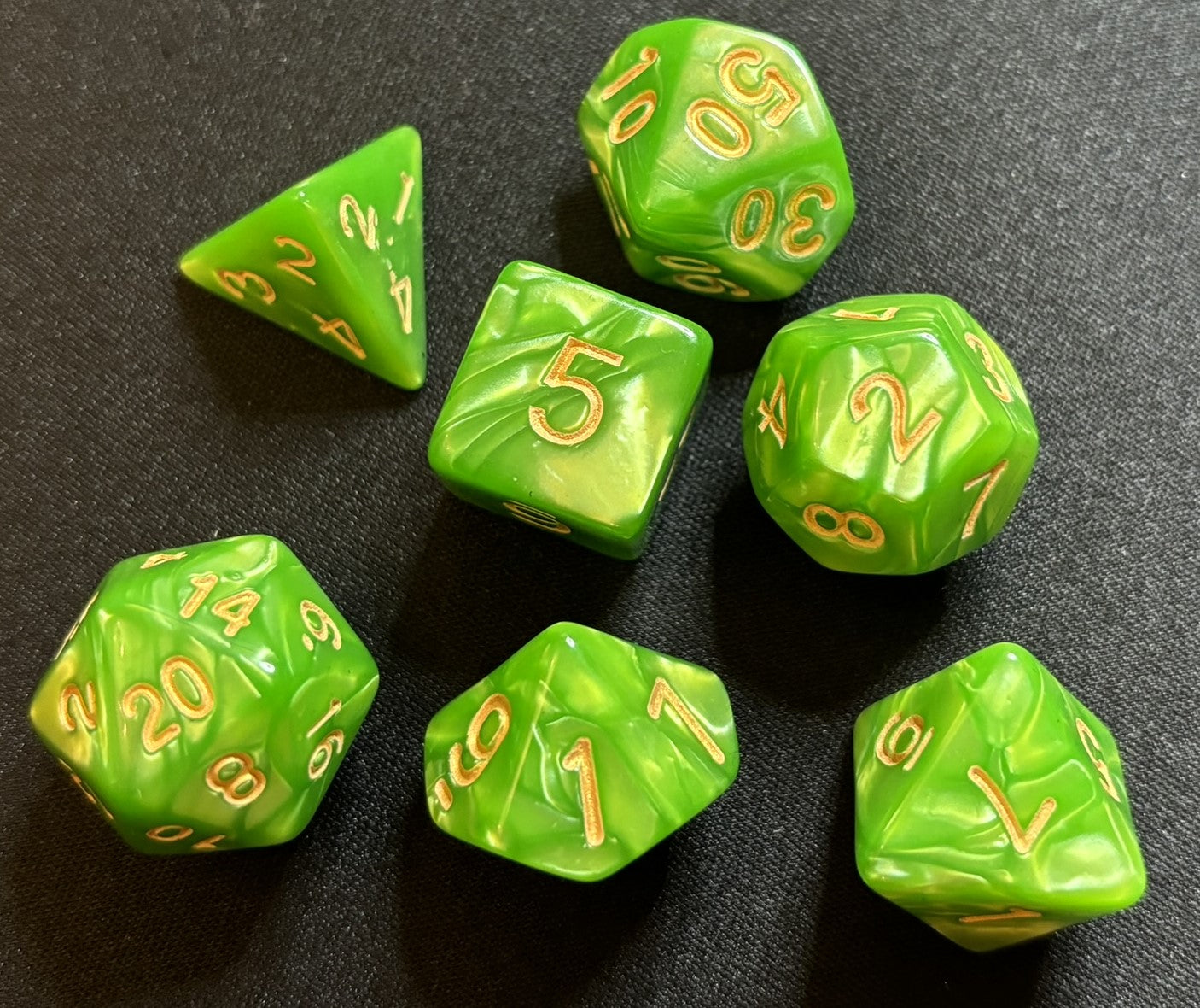 Lime Crush Dice Set