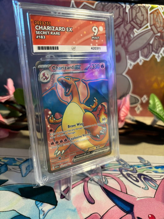 Pokemon Charizard EX 151 183 ACE 9
