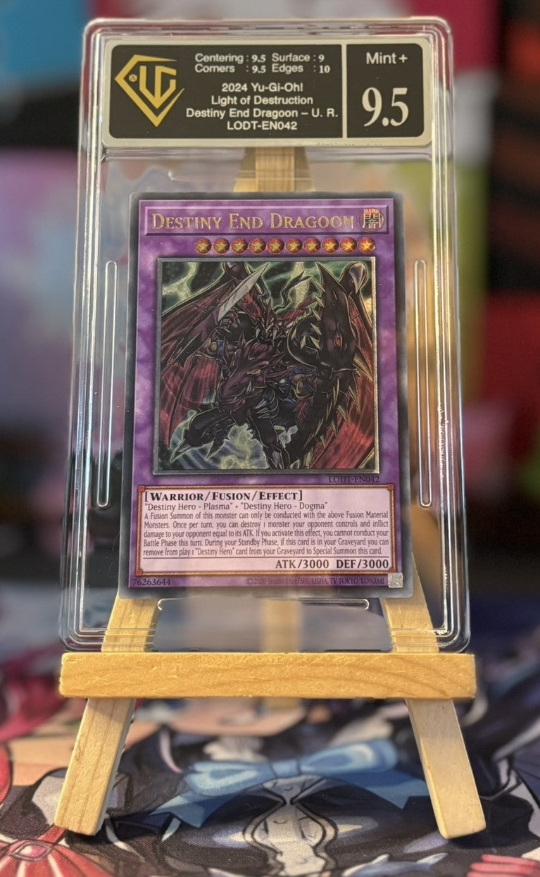 Yu-Gi-Oh! Destiny End Dragoon LODT-EN042 Ultimate Rare UGC Graded 9.5