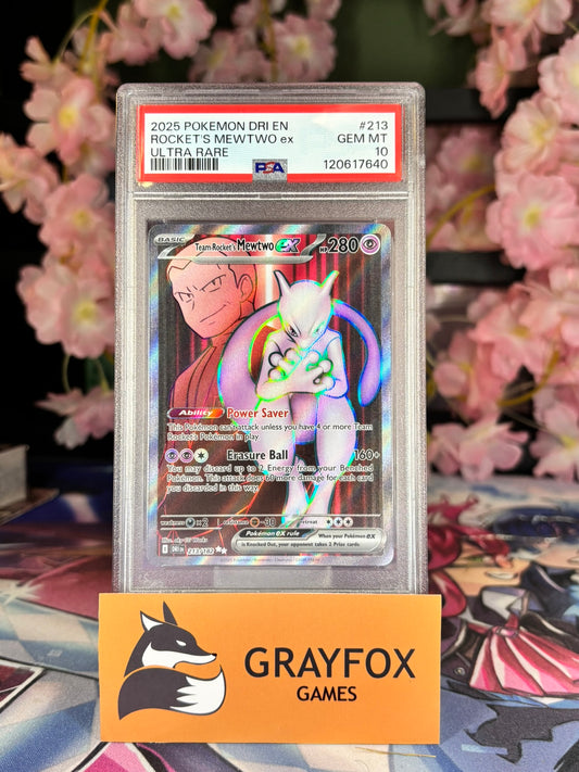 Team Rocket's Mewtwo EX Destined Rivals PSA 10