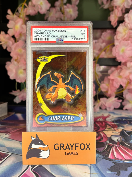 Charizard Topps Advanced Challenge PSA 7