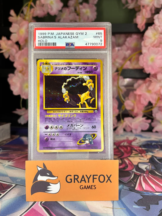 Sabrina's Alakazam Japanese Gym 2 PSA 9