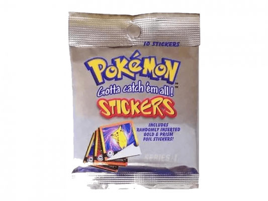 Pokemon Artbox Stickers 1999 Series 1 Pack