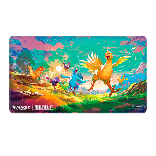 Magic the Gathering FINAL FANTASY Holofoil Playmat: Traveling Chocobo