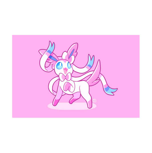 Prince Lowell Pokemon Sylveon Print (A5)